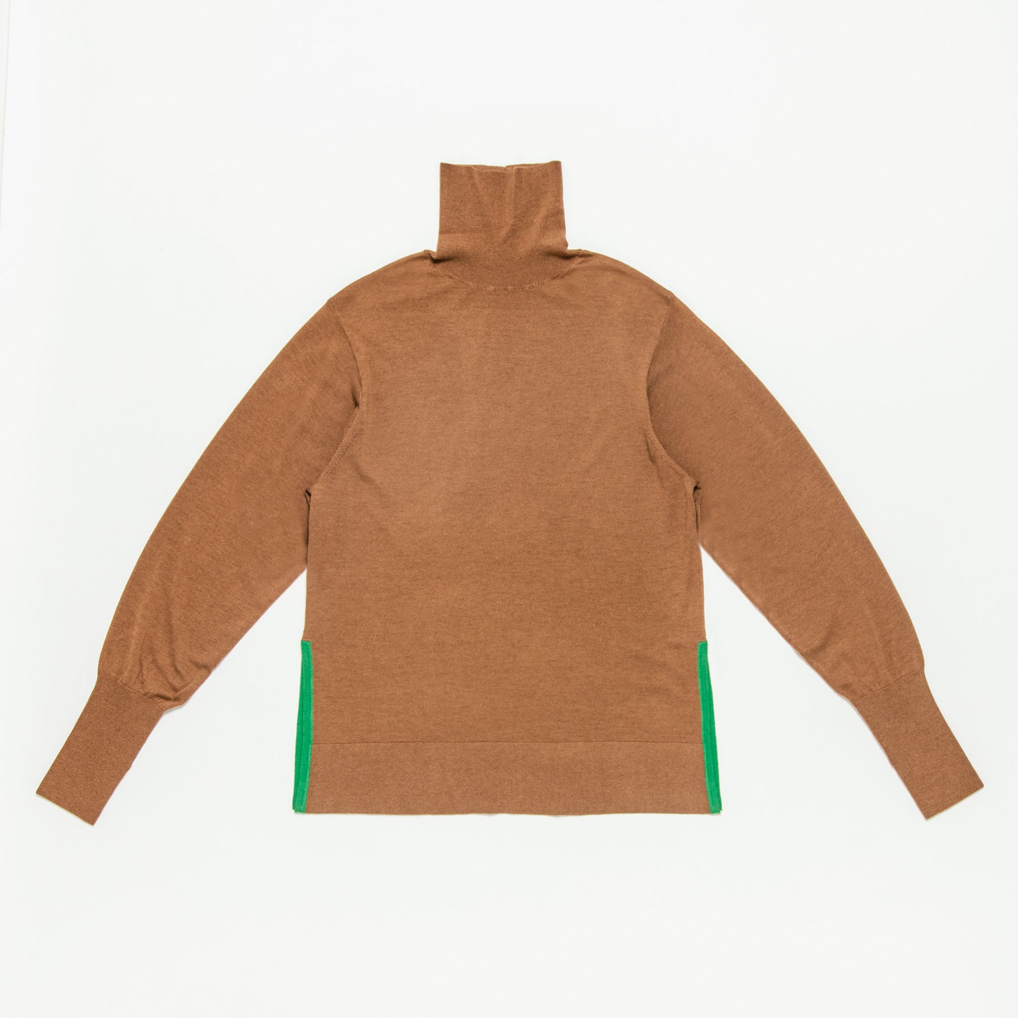 「グッドアップニット」シルクウール 2WAYタートル