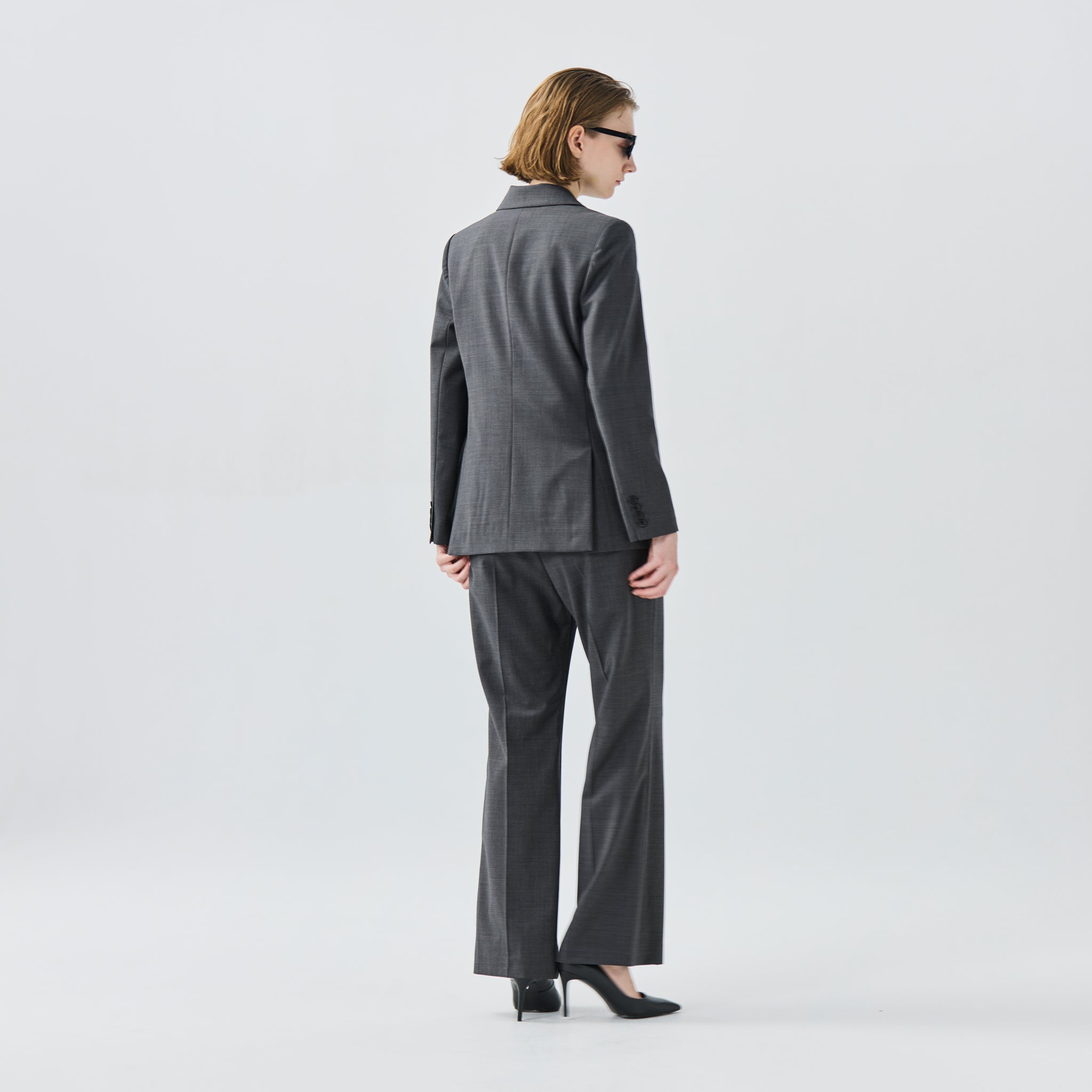 TMOウールブレンドフレアパンツ