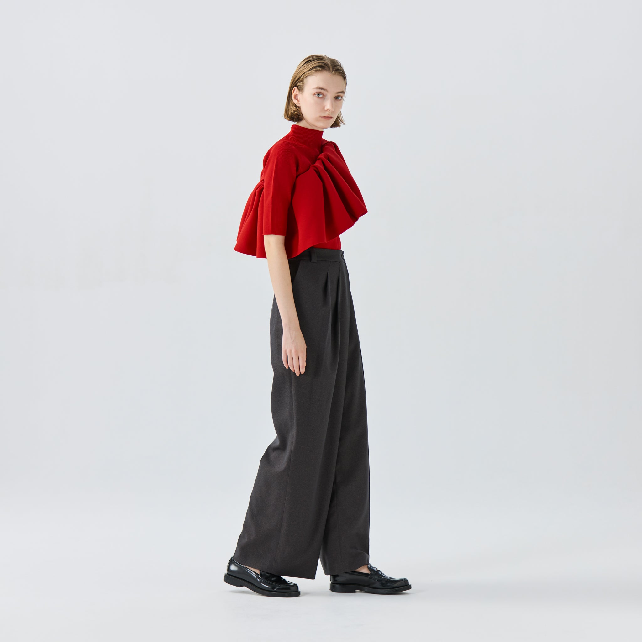 TMOアシンメトリーワイドパンツ