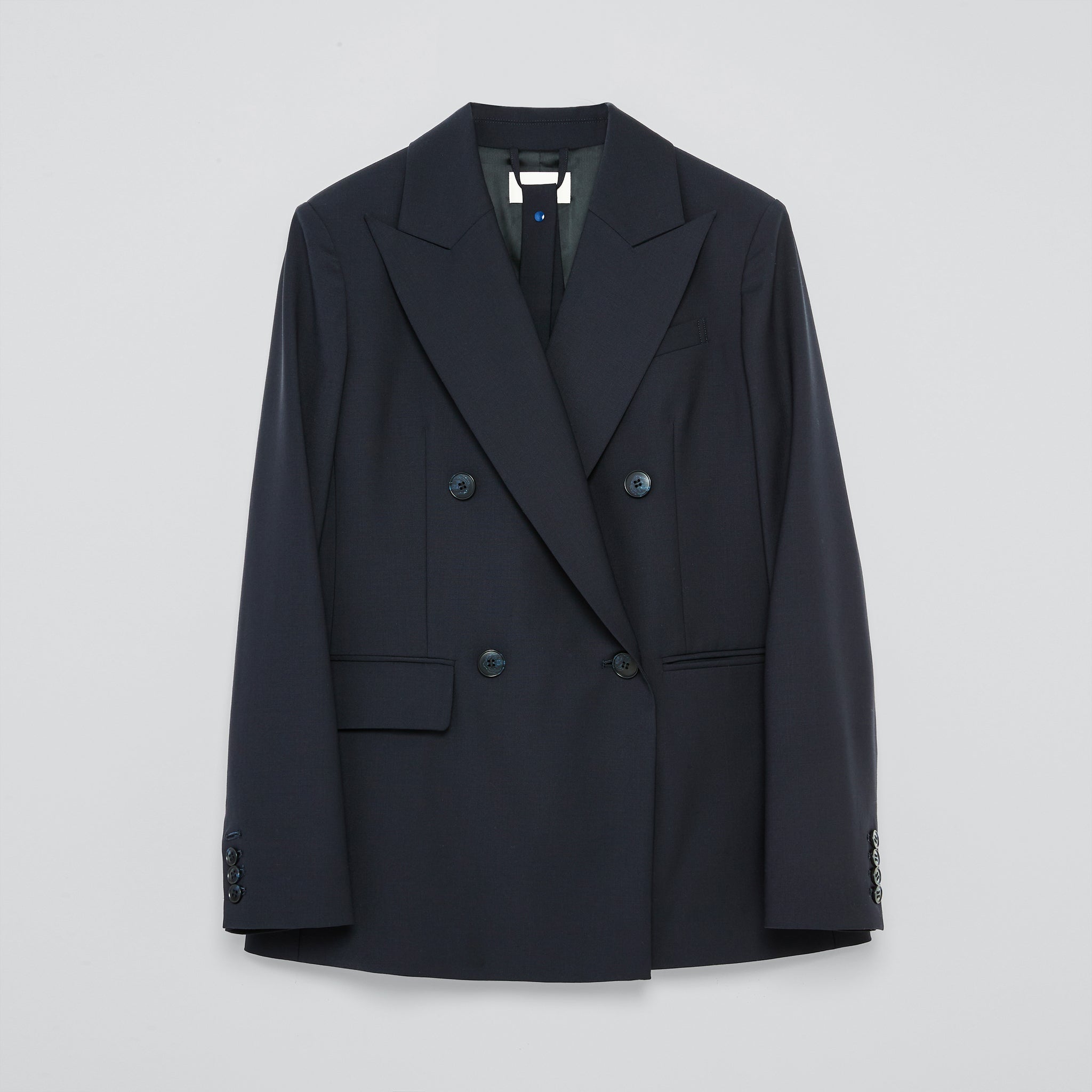 ウールブレンドダブルジャケット