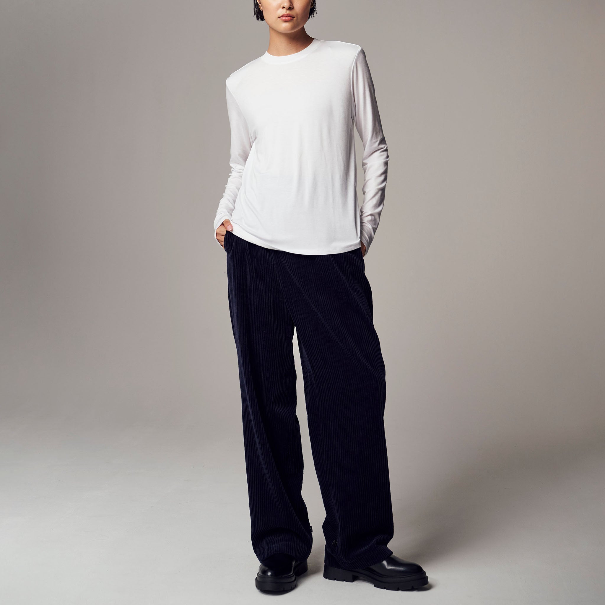 「バックフィンT」シルキーストレッチ ロング