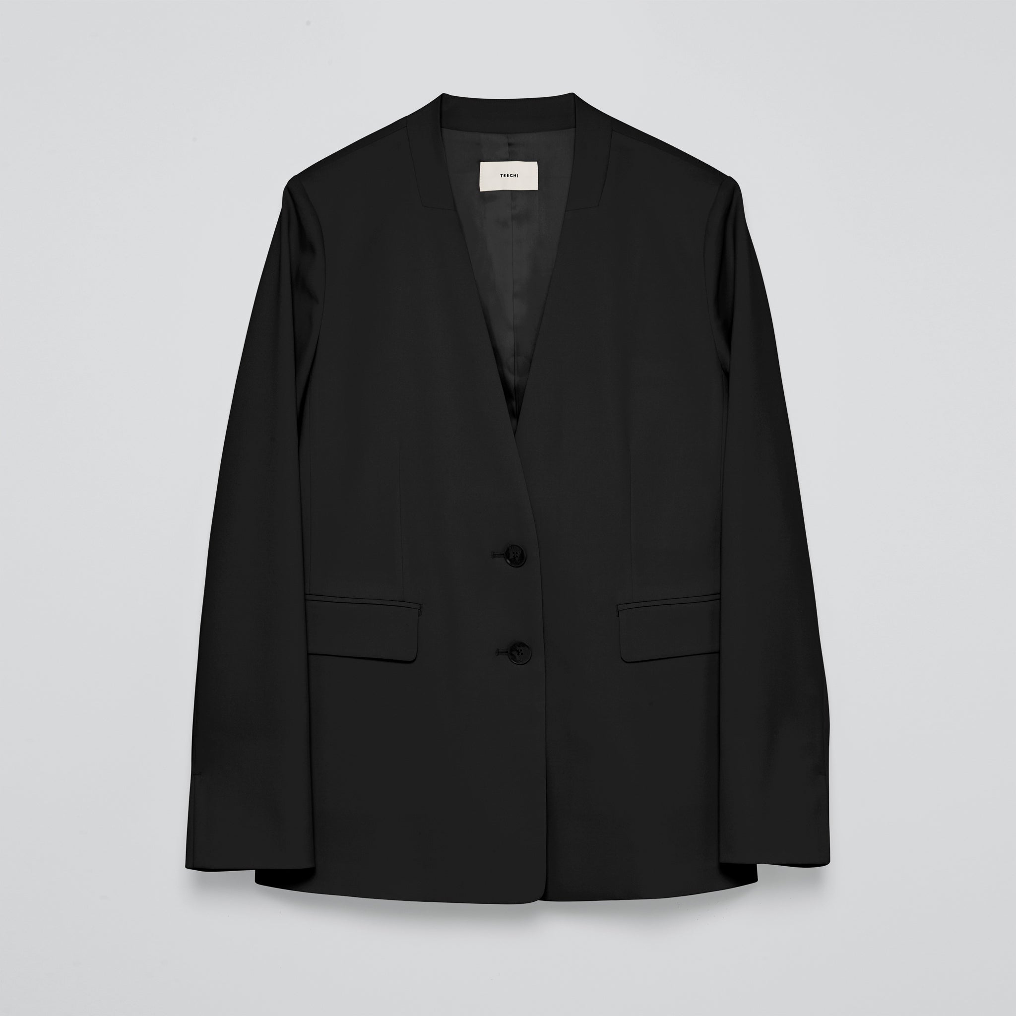 ストレッチノーカラージャケット