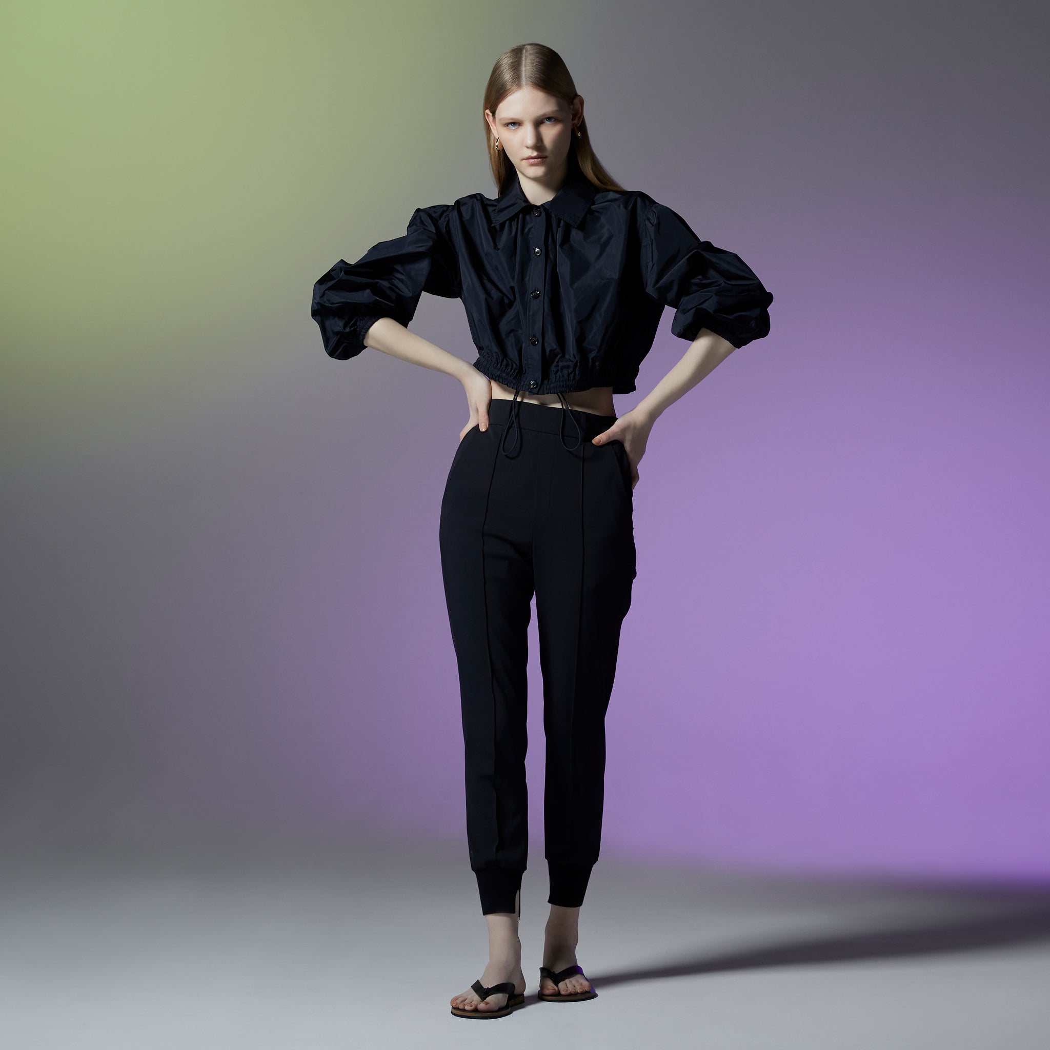 ボリュームスリーブブルゾン