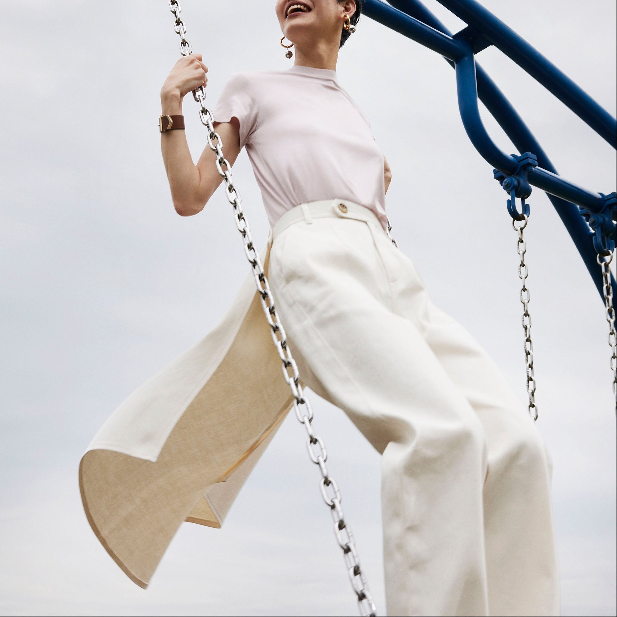 「フラップパンツ」  セルヴィッジデニム テーパード