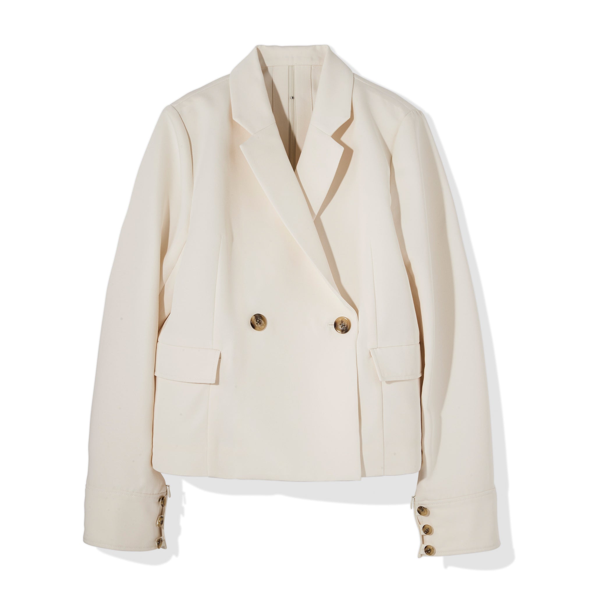 バックオープンショートジャケット