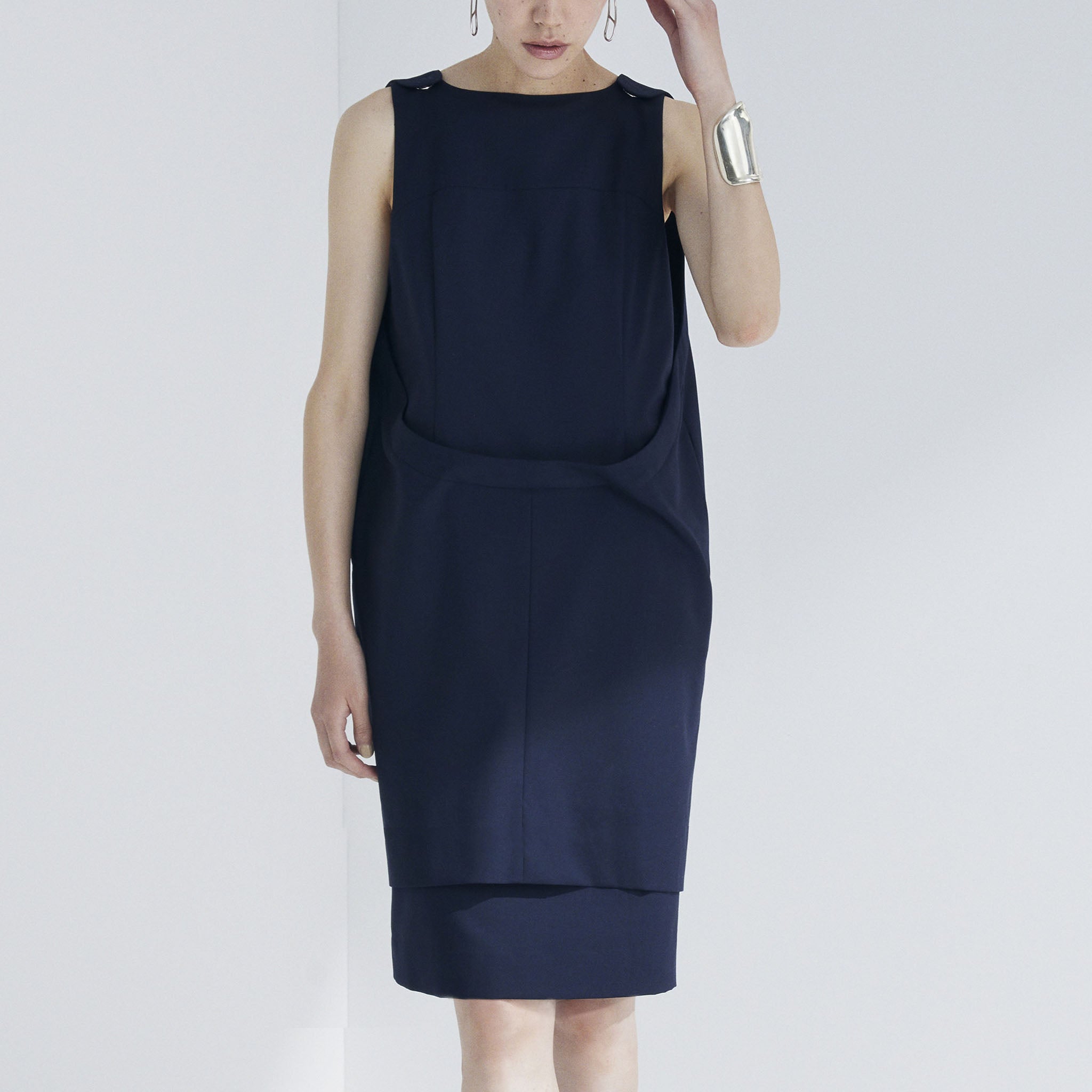 「ポーチ ジャンパースカート」 ブレンデッドウール