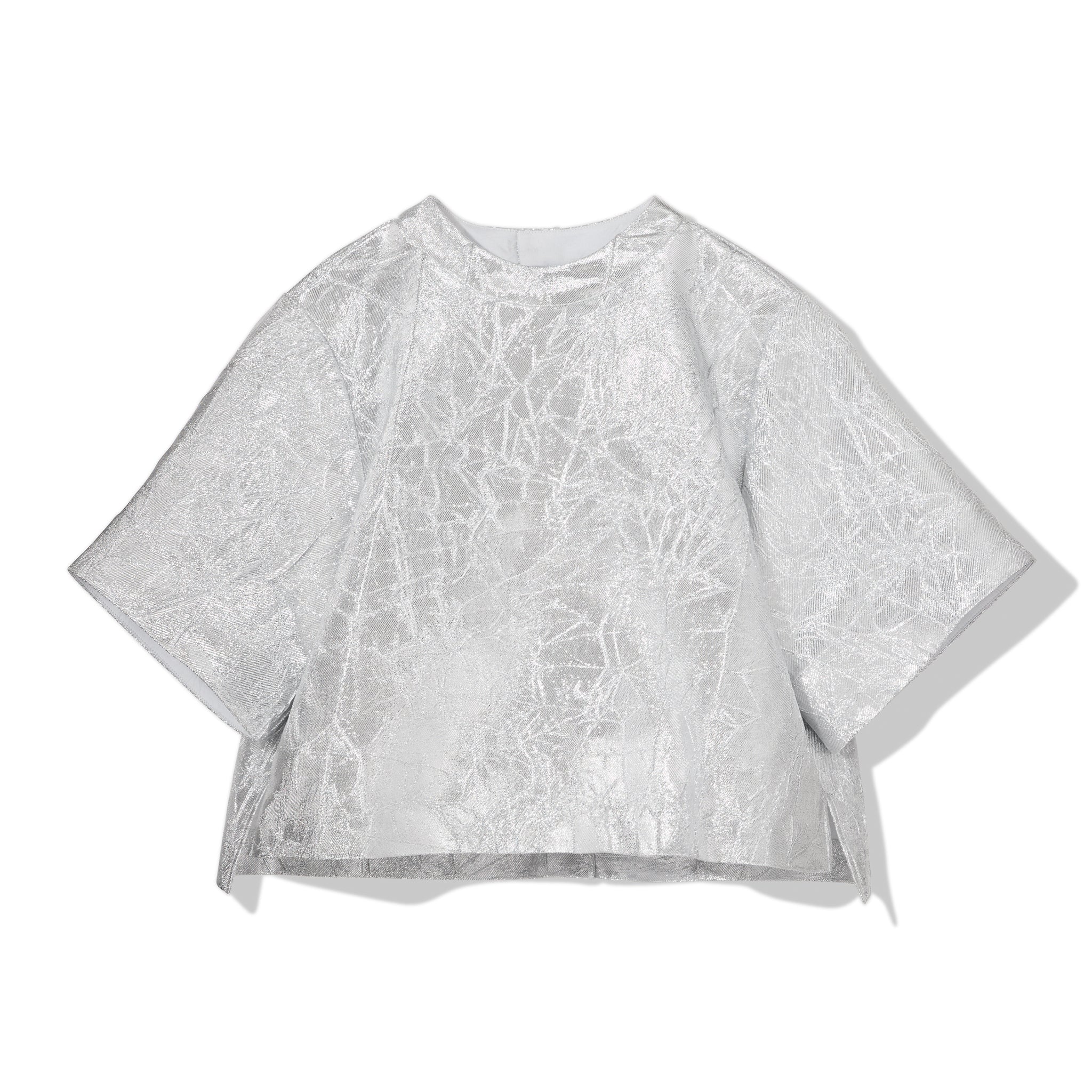 メタリックジャカードトップス