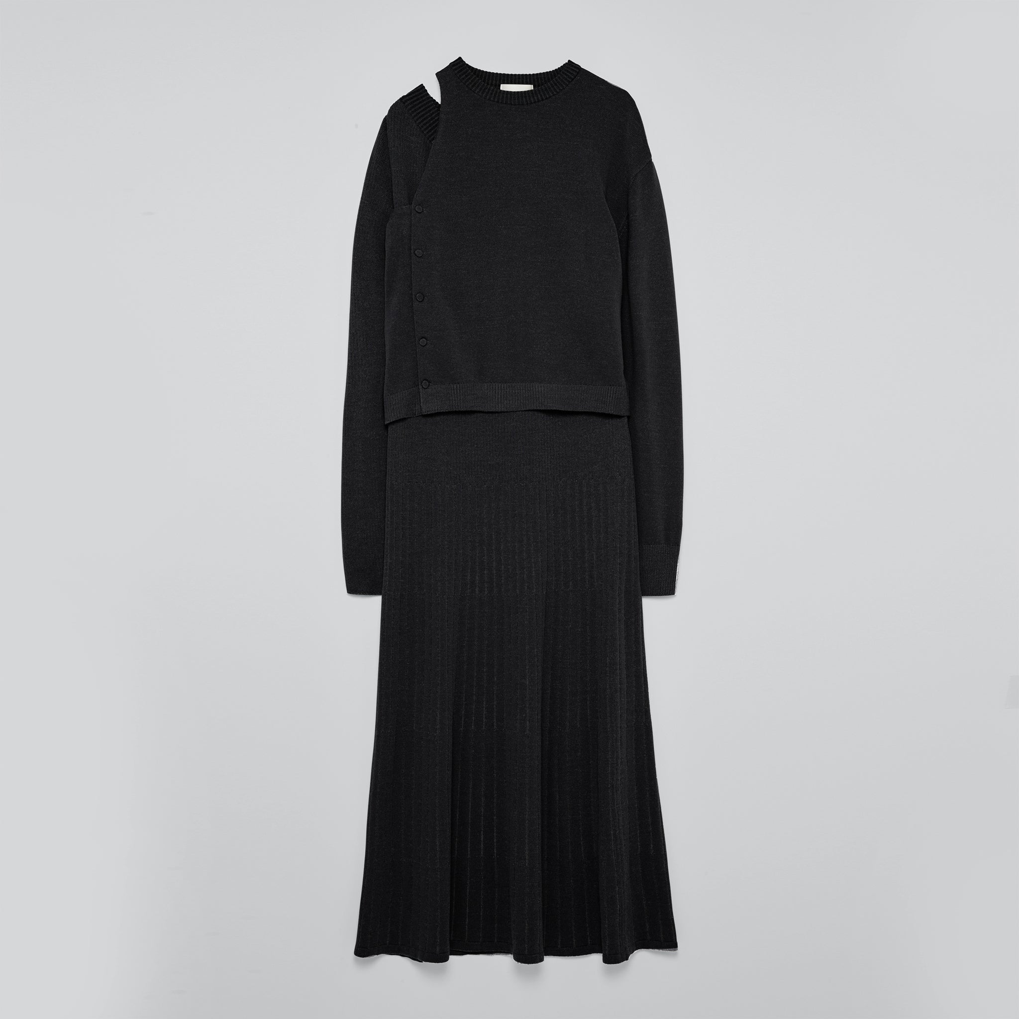 ウールニットワンピース