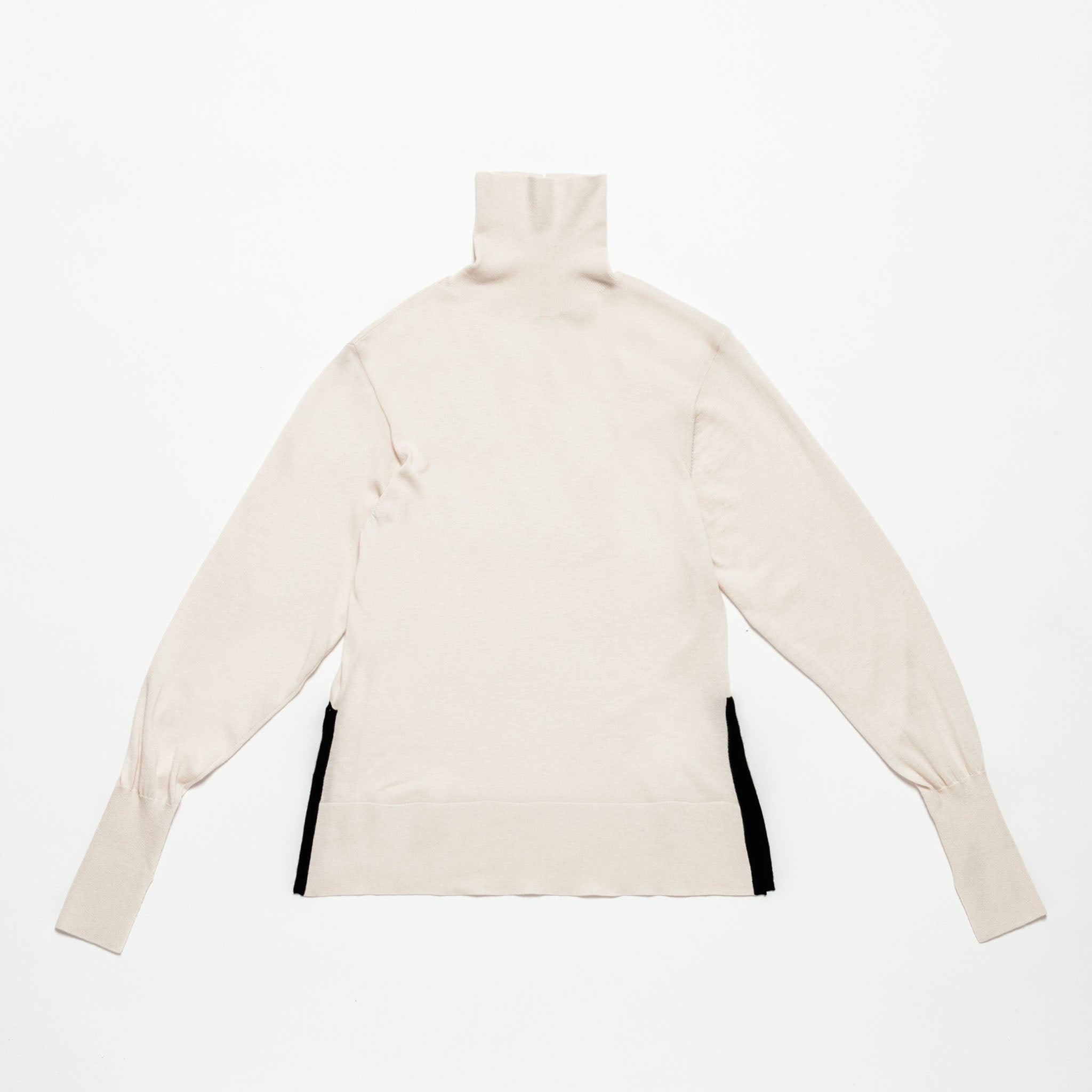 「グッドアップニット」シルクウール ２WAYタートル