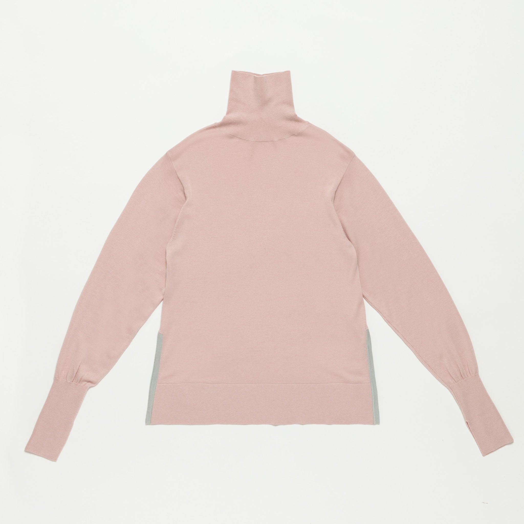 「グッドアップニット」シルクウール ２WAYタートル