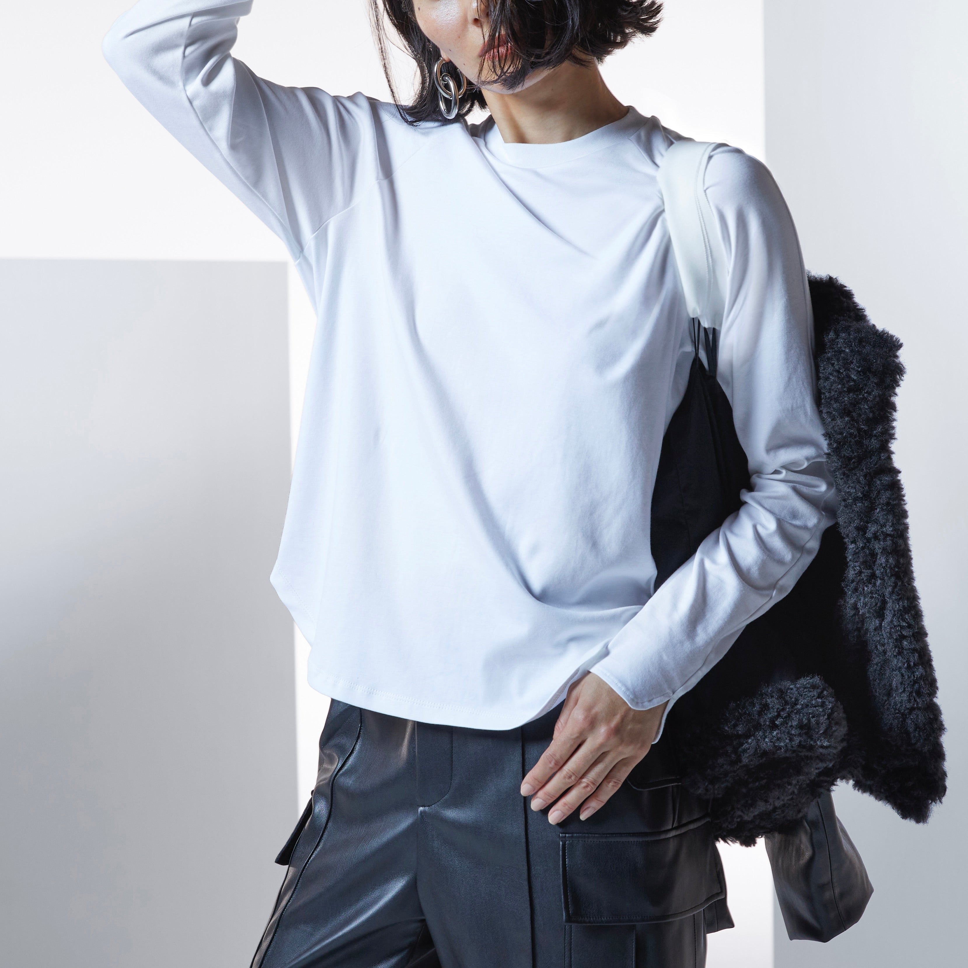 「ユーティリティ」ラグジュアリーコットン ロング