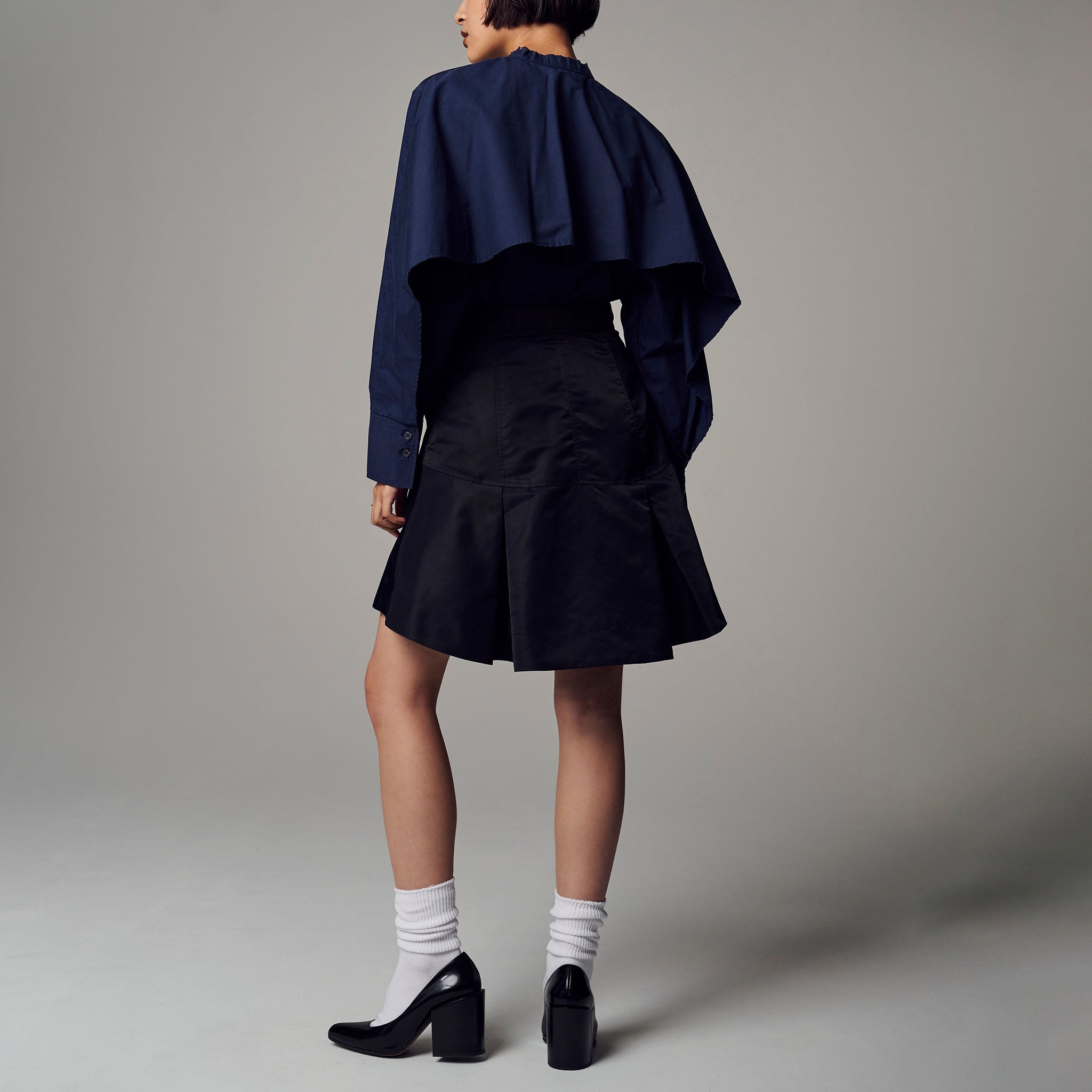 「ワッフ ロングシャツ」クリスピーコットン