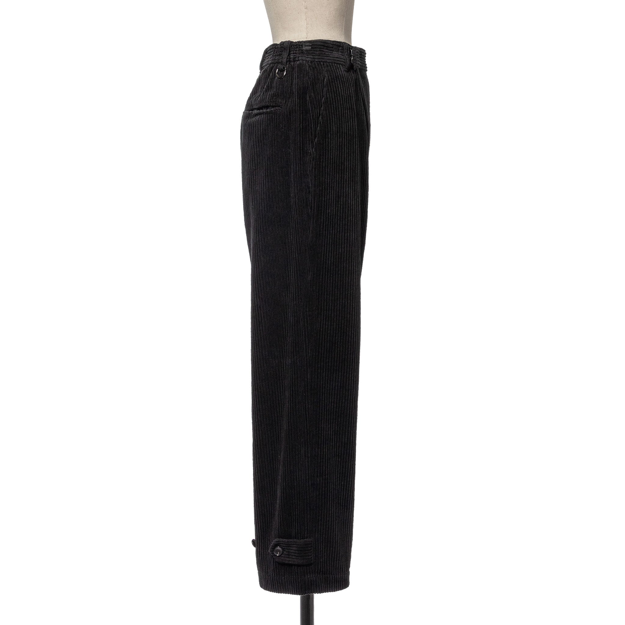 「グルービーパンツ」コーデュロイワイドロング