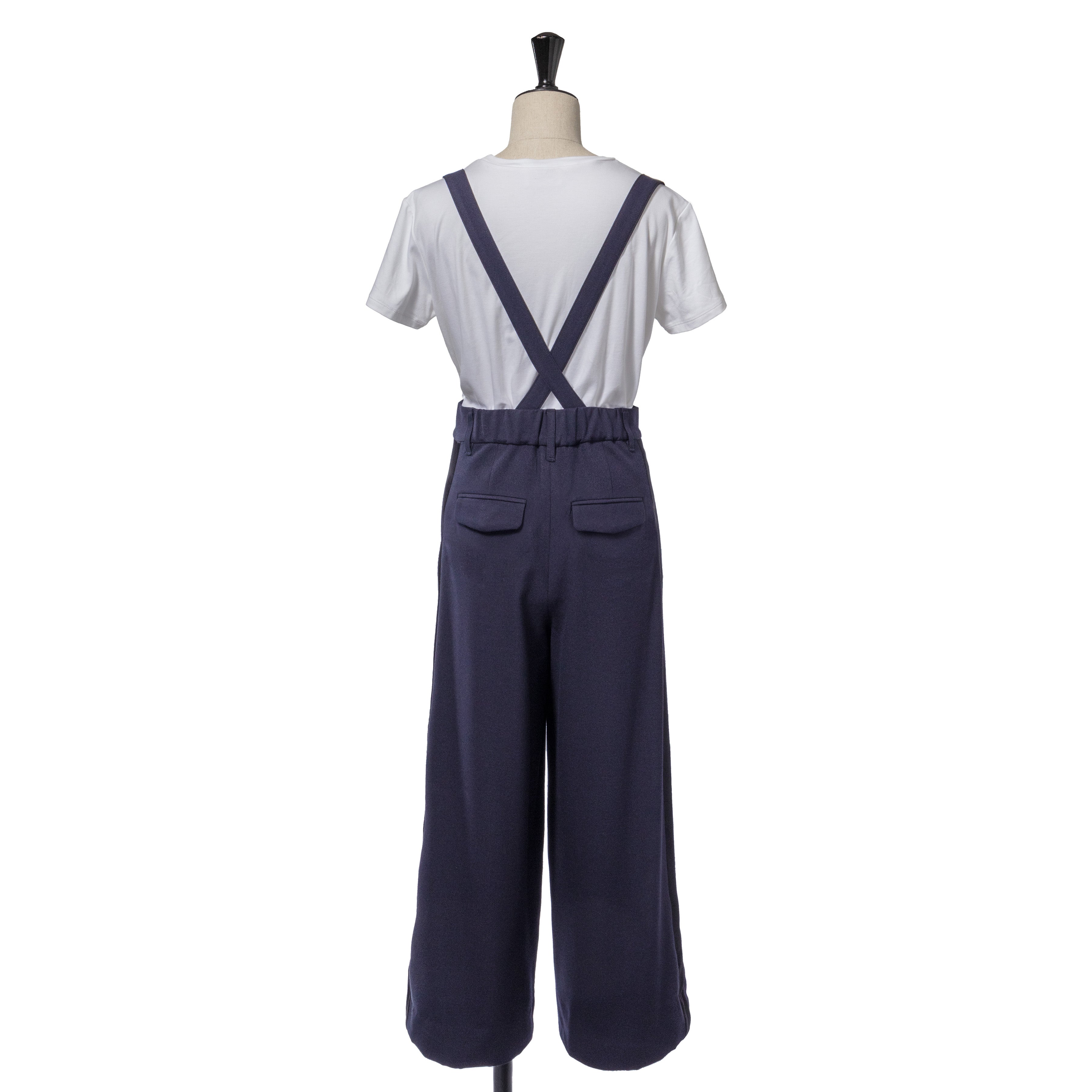 サスペンダーサイドライン」ウールライクワイド