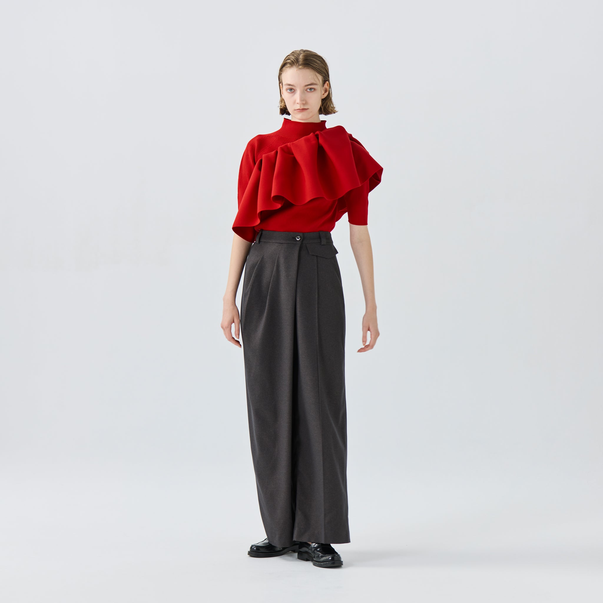 TMOアシンメトリーワイドパンツ