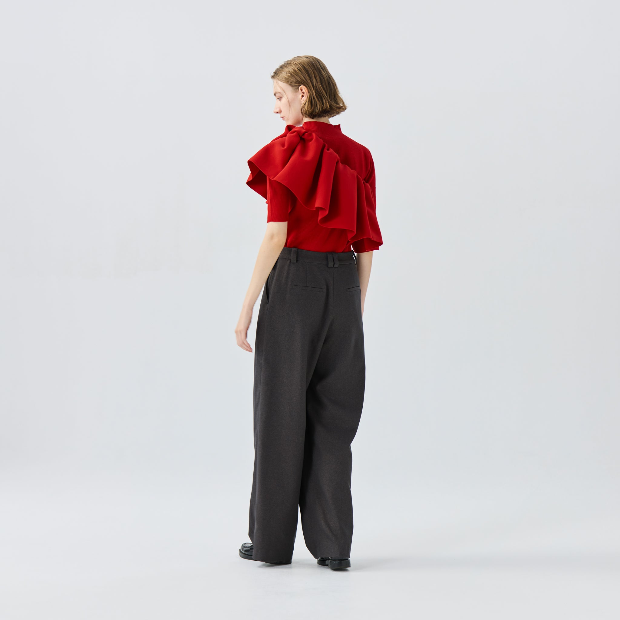 TMOアシンメトリーワイドパンツ