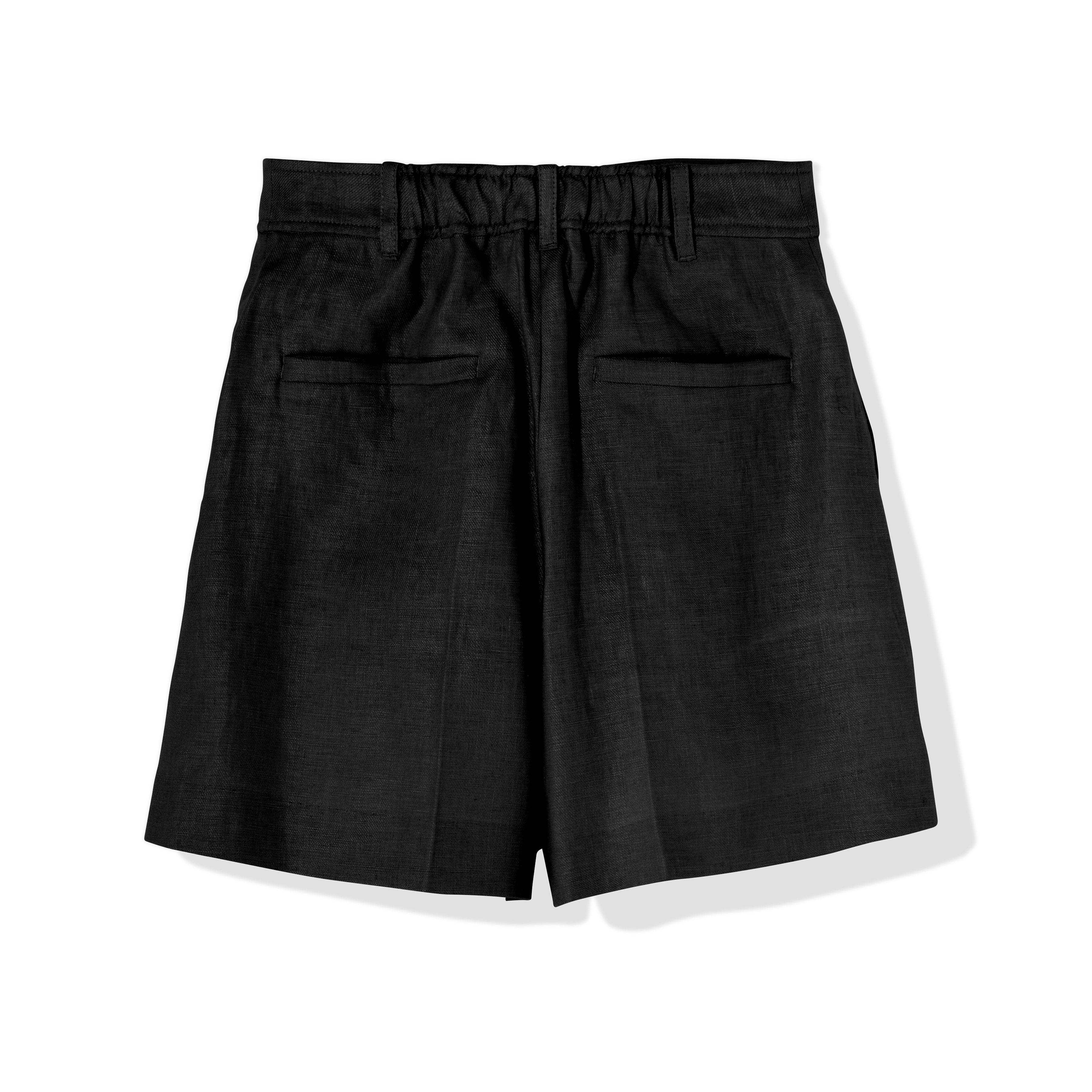 ケープ付きリネンショーツ