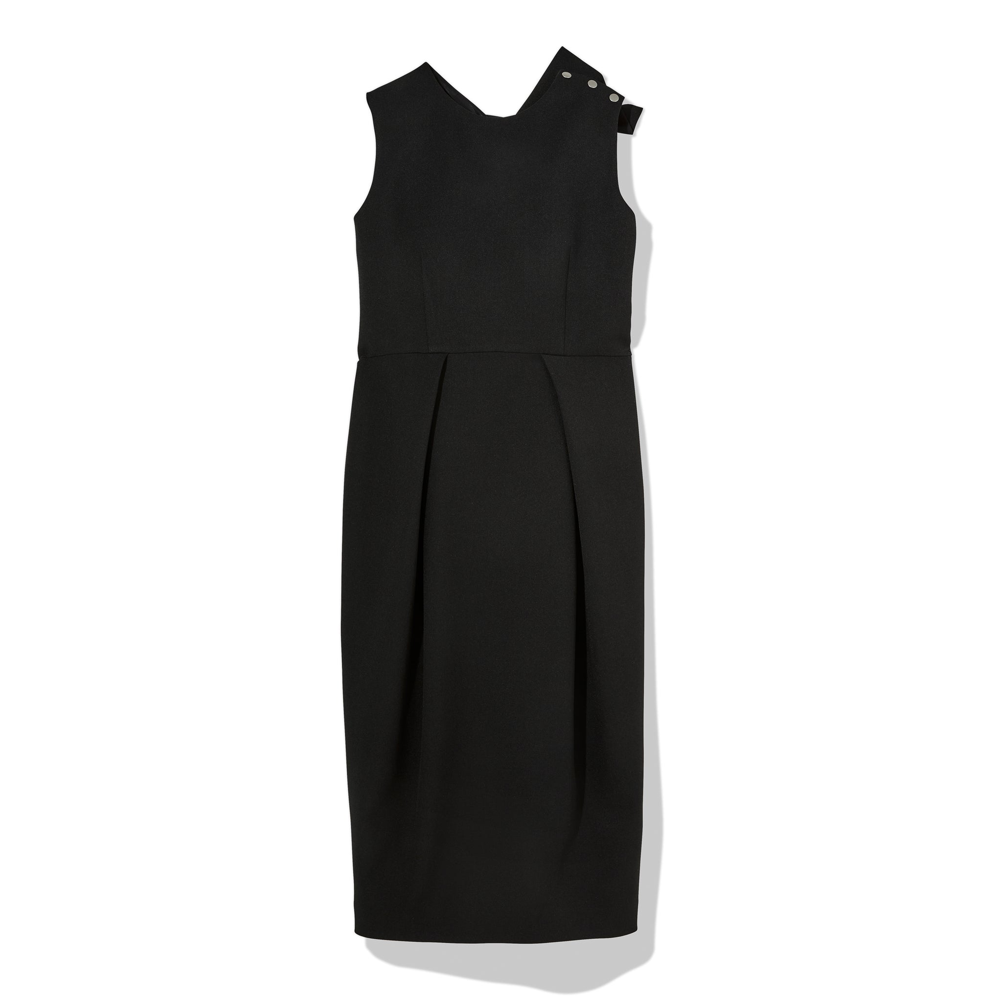 Ronherman バックリボンワンピース リブカット パワショルギャザー バックリボン ワンピース le reve