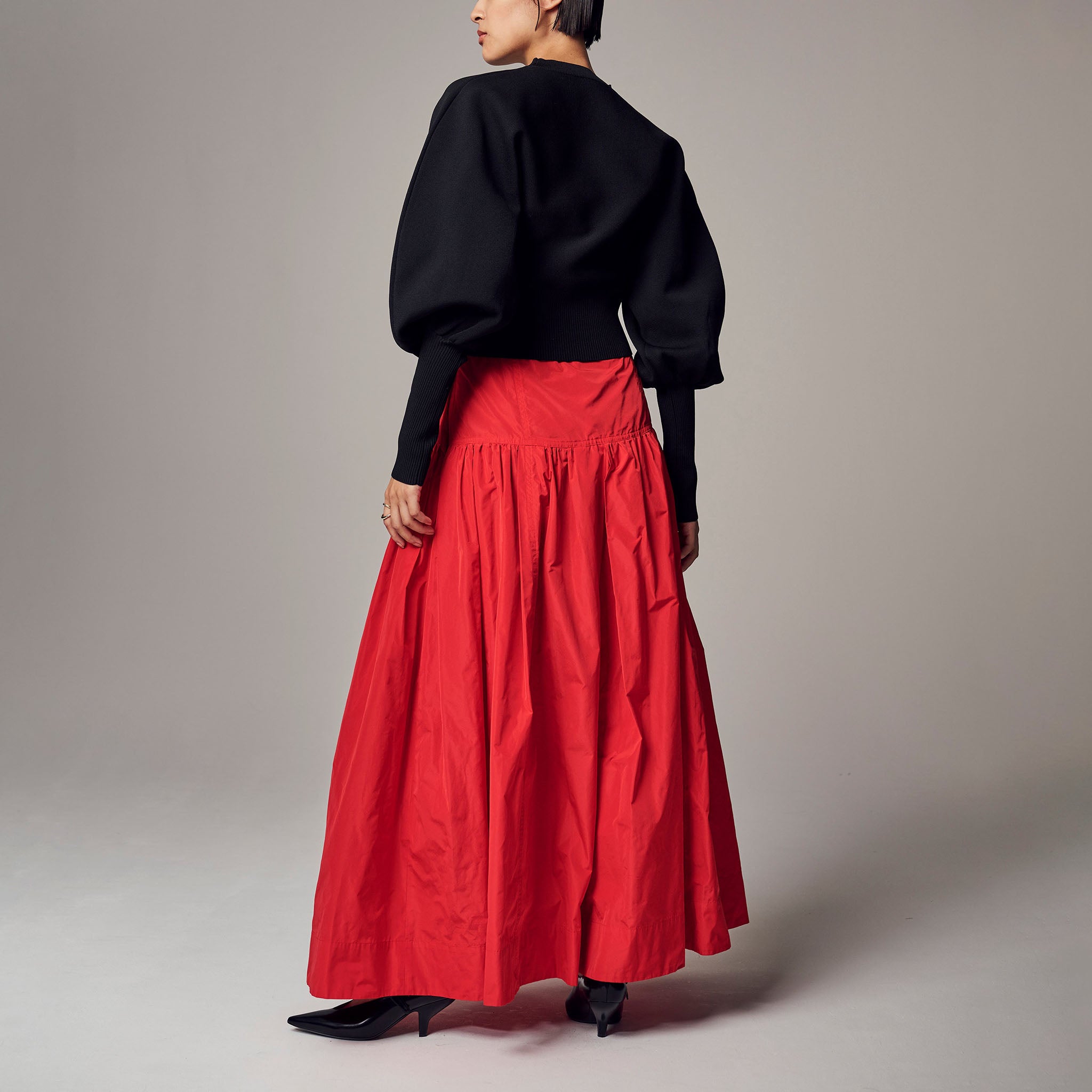 「バルーンスリーブグラマラスニット」ウォッシャブルヤーン