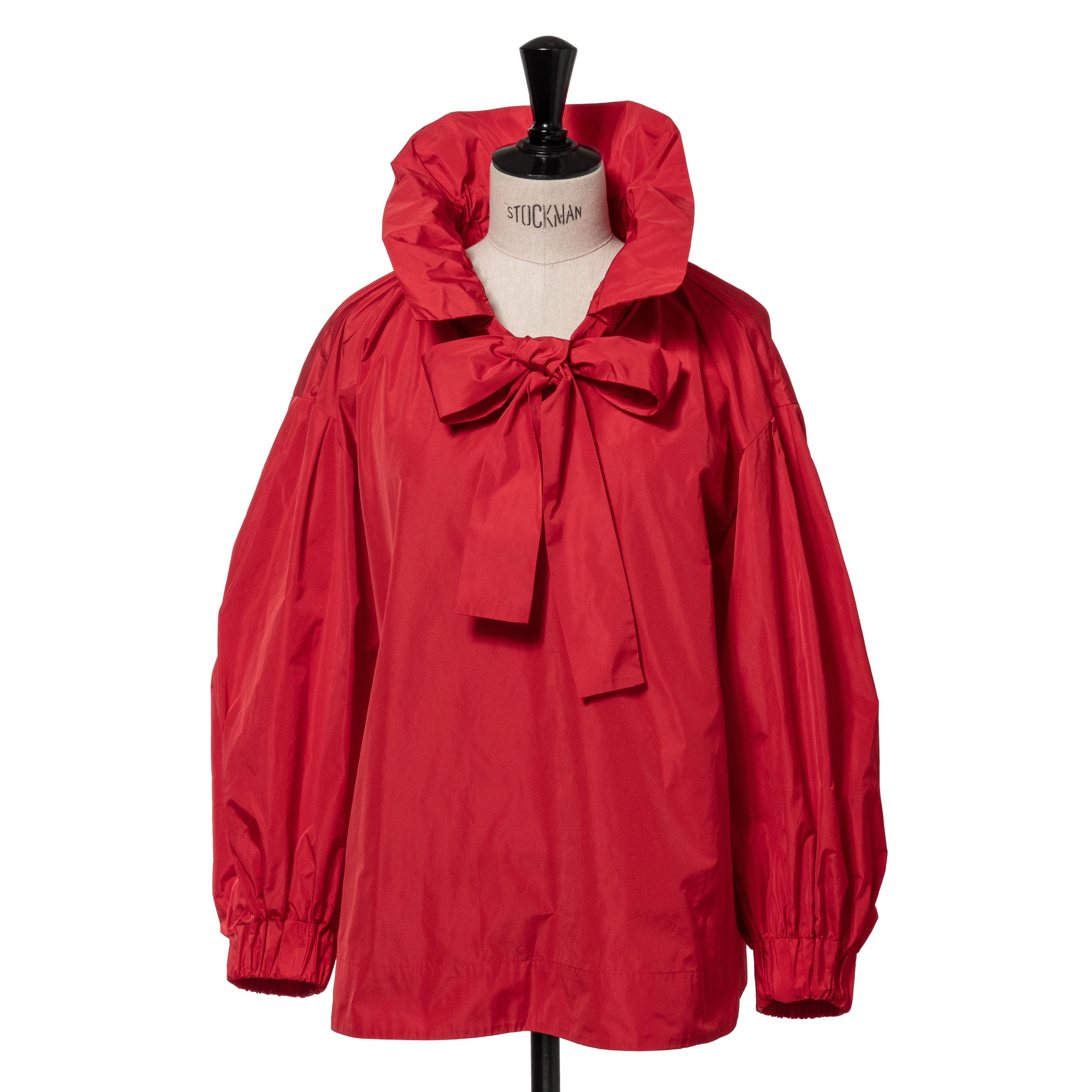 「ギャザリングリボンブラウス」 リュクスタフタ