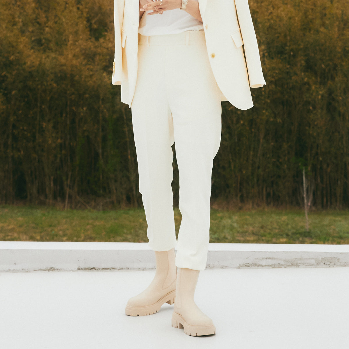 「エニウェイパンツ」ストレッチジョガー