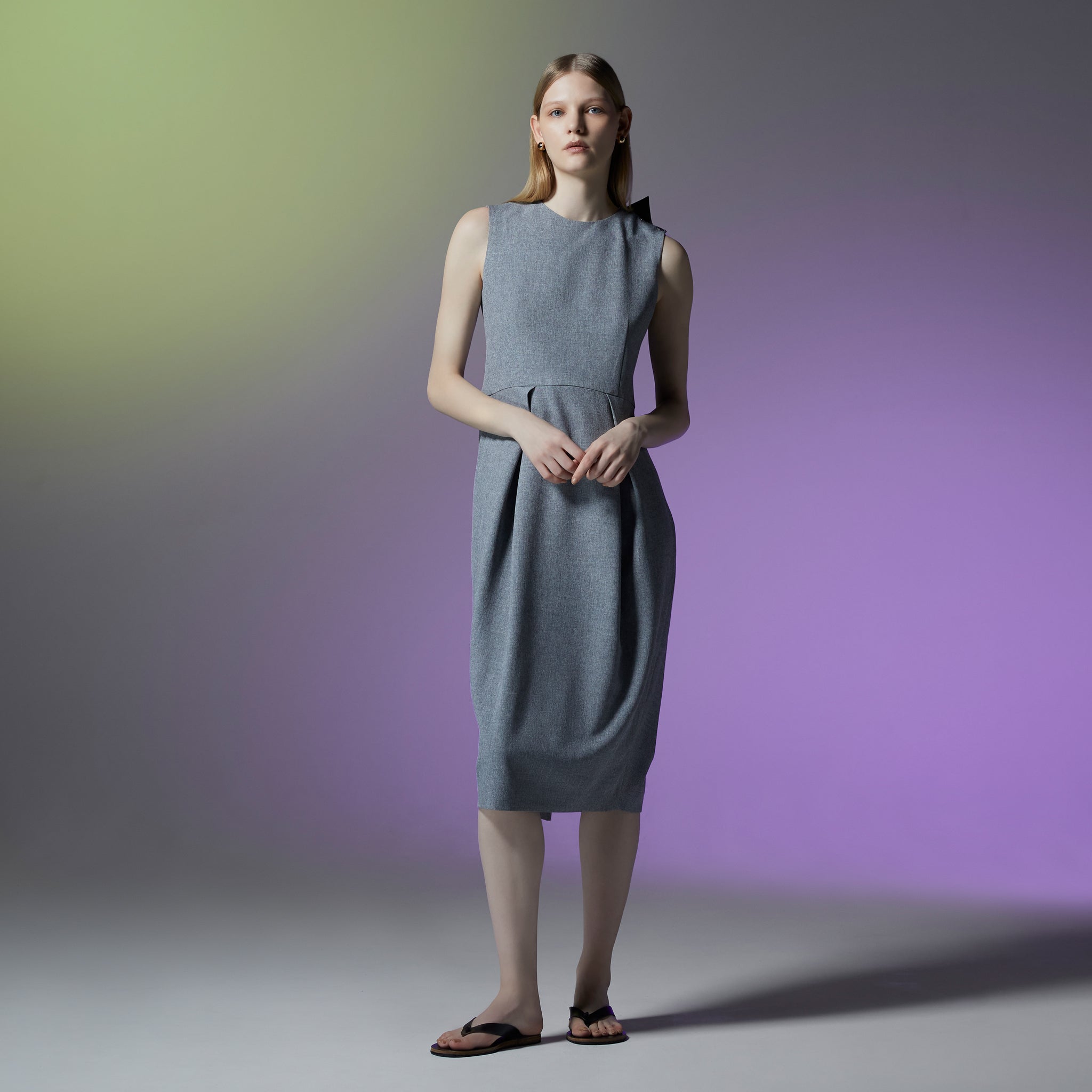 バックリボンツイードワンピ HONEY MEW ハニーミュウ バックリボン