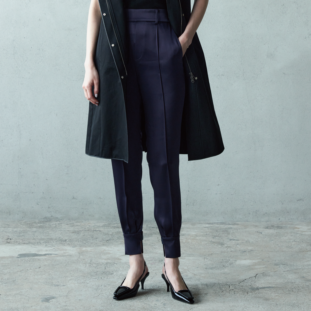 フェアウェイパンツ」オールサテンジョガー – TEECHI 